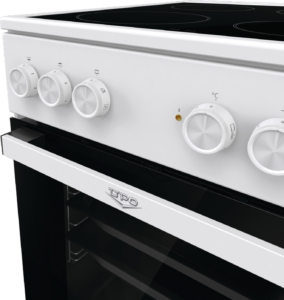 UPO Lasikeraaminen liesi UEC5A20W Valkoinen