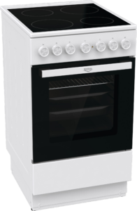 UPO Lasikeraaminen liesi UEC5B20W Valkoinen