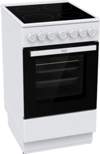 UPO Lasikeraaminen liesi UEC5B20W Valkoinen