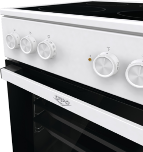 UPO Lasikeraaminen liesi UEC5A60W Valkoinen