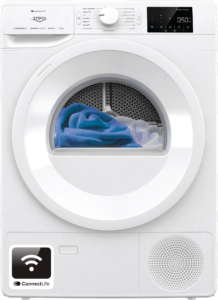 UPO Kondensoiva kuivausrumpu lämpöpumpulla T2NI92 Valkoinen