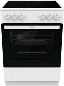 UPO Lasikeraaminen liesi UEC6A20W Valkoinen