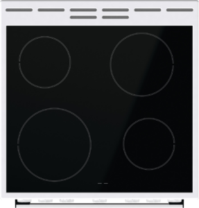 UPO Lasikeraaminen liesi UECS6B60W Valkoinen