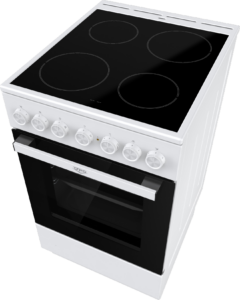 UPO Lasikeraaminen liesi UEC5B20W Valkoinen
