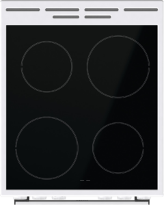 UPO Lasikeraaminen liesi UEC5A60W Valkoinen